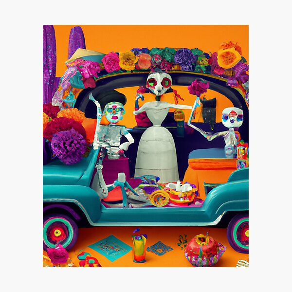 Day of the Dead Memorial to a Bride Photographic Print