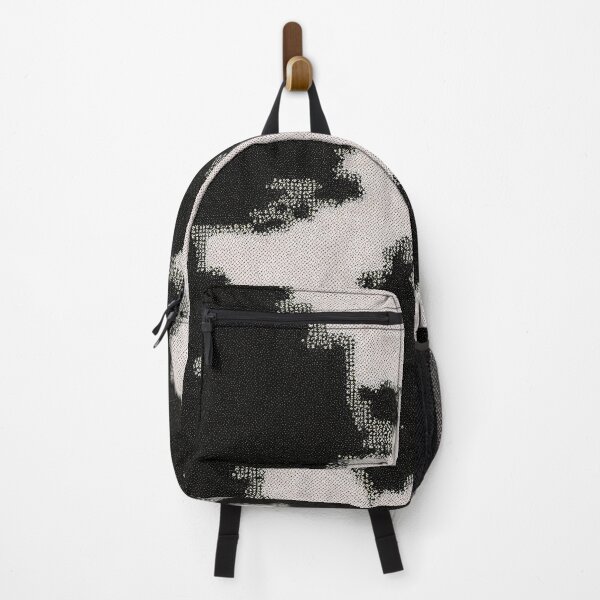 Item preview, Glitch Clouds Abstract Contemporary Paint Splash Pattern Distressed Black and White Texture designed and sold by speedrunner.
