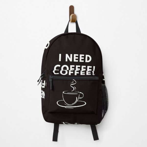 Item preview, I Need Coffee!-White Text designed and sold by Trendi61.