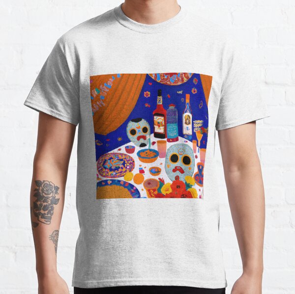 Day of the Dead Digital Art Classic T-Shirt
