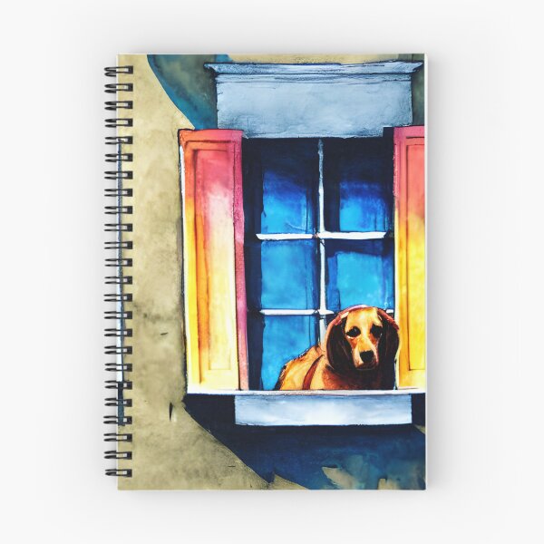 Item preview, Retriever in the Window designed and sold by NitaBond.