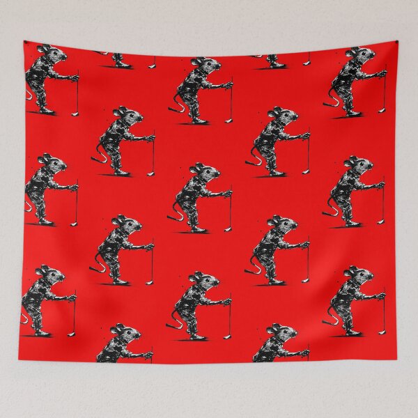 Item preview, Rat Playing Golf designed and sold by ThePurpleMelon.
