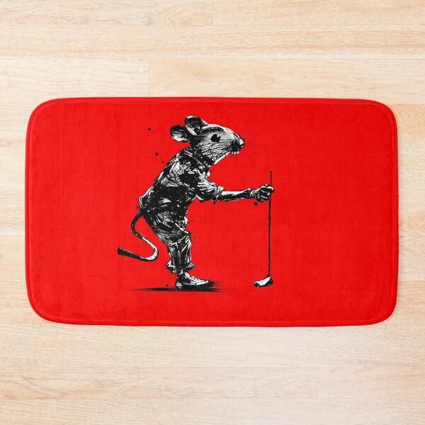 Item preview, Rat Playing Golf designed and sold by ThePurpleMelon.