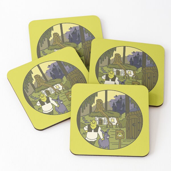 Item preview, Shrek Colour Line Art designed and sold by Arden Taylor.