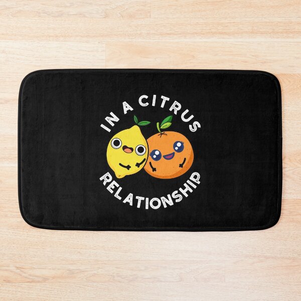 Item preview, In A Citrus Relationship Funny Fruit Puns (Dark BG) designed and sold by punnybone.