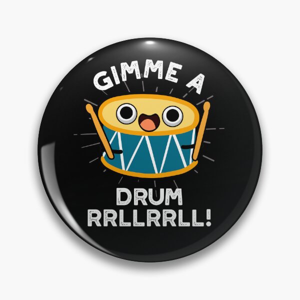 Item preview, Gimme A Drum RRLLRRLL Funny Drummer Puns (Dark BG) designed and sold by punnybone.