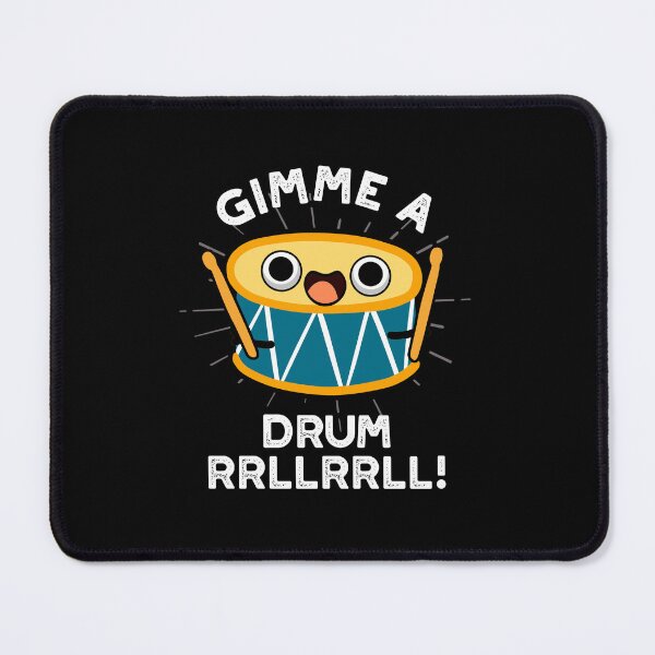 Item preview, Gimme A Drum RRLLRRLL Funny Drummer Puns (Dark BG) designed and sold by punnybone.