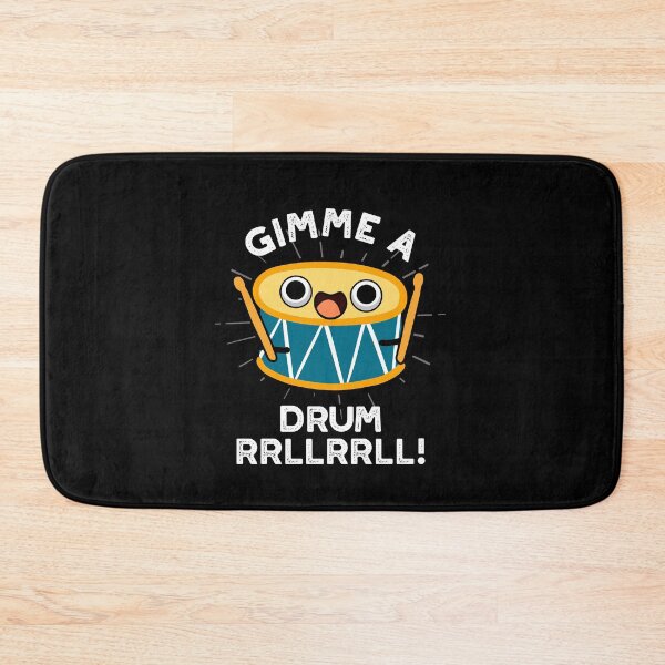 Item preview, Gimme A Drum RRLLRRLL Funny Drummer Puns (Dark BG) designed and sold by punnybone.