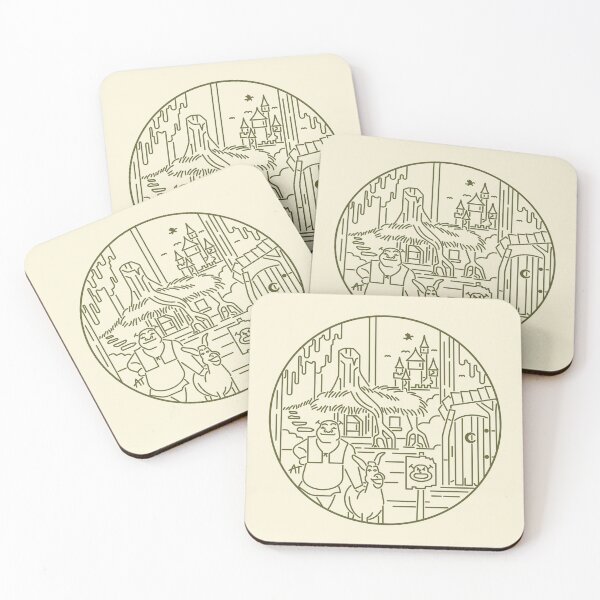 Item preview, Shrek Line Art designed and sold by Arden Taylor.