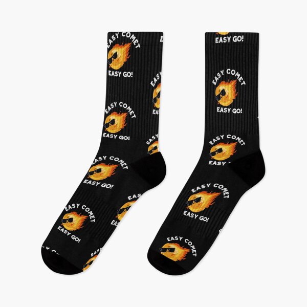 Item preview, Easy Comet Easy Go Funny Funny Astronomy Puns (Dark BG) designed and sold by punnybone.