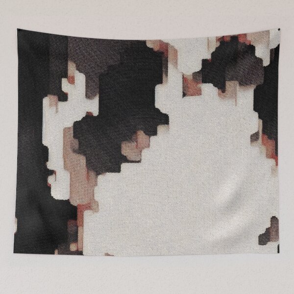 Item preview, Distressed Pastel Abstract Paint Splash Pattern Pixel Art Blend Glitch Texture designed and sold by speedrunner.