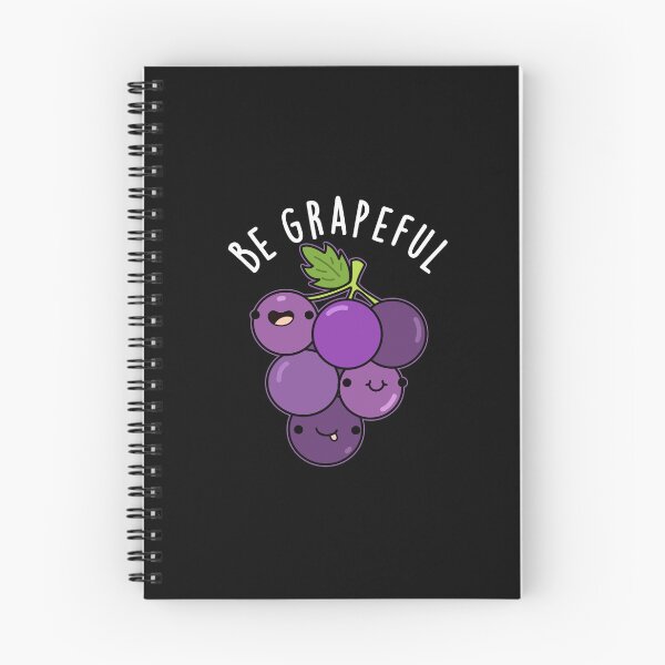 Item preview, Be Grapeful Grateful Funny Grape Puns (Dark BG) designed and sold by punnybone.