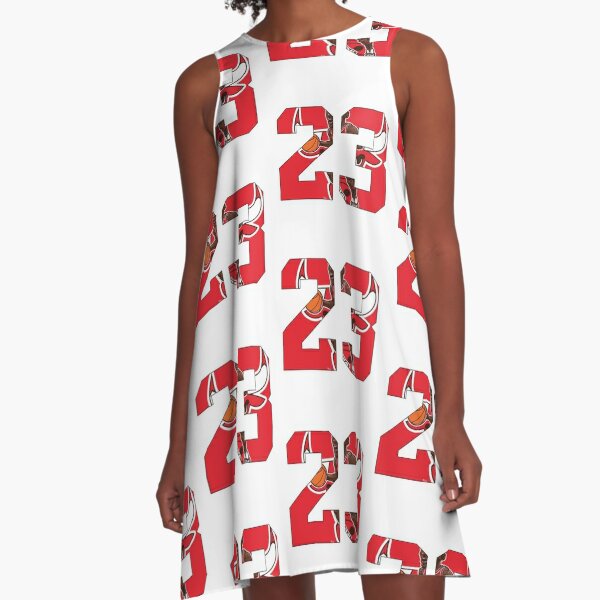 Jordan Jersey Dress #23 red XL - Jordan Jersey Dress - Repur Team