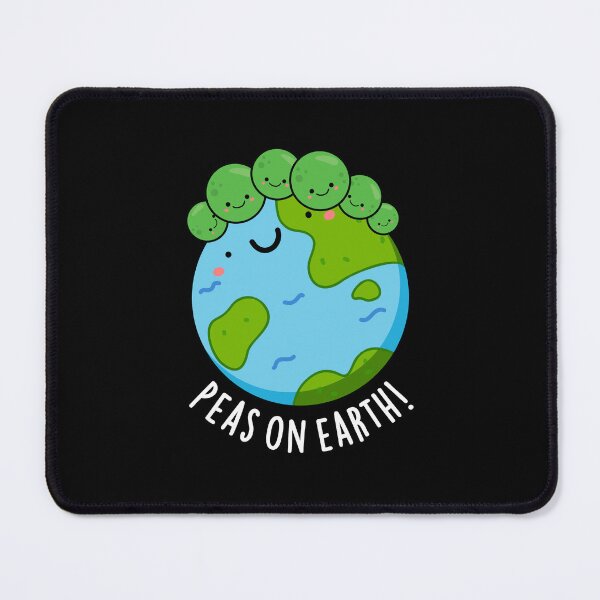 Item preview, Peas On Earth Funny Peace Puns  (Dark BG) designed and sold by punnybone.