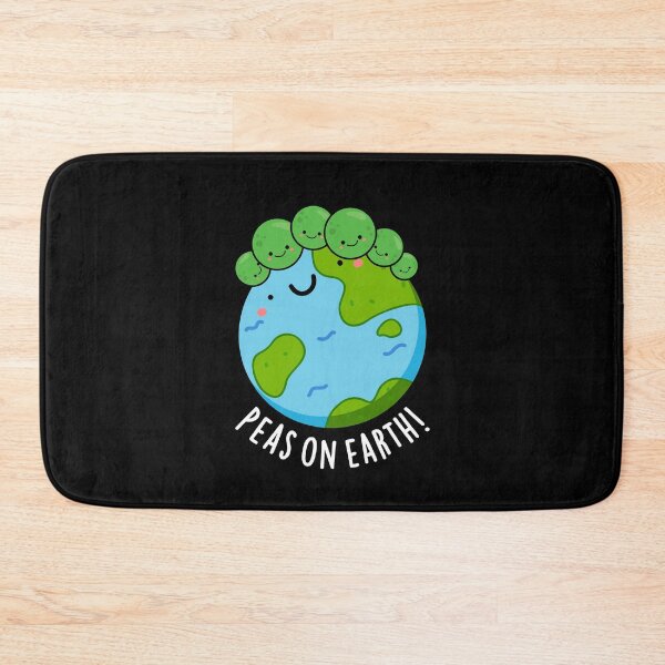 Item preview, Peas On Earth Funny Peace Puns  (Dark BG) designed and sold by punnybone.