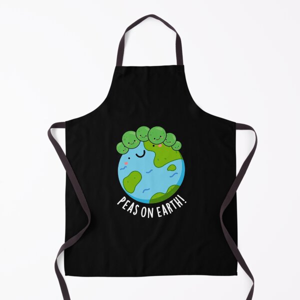 Item preview, Peas On Earth Funny Peace Puns (Dark BG) designed and sold by punnybone.