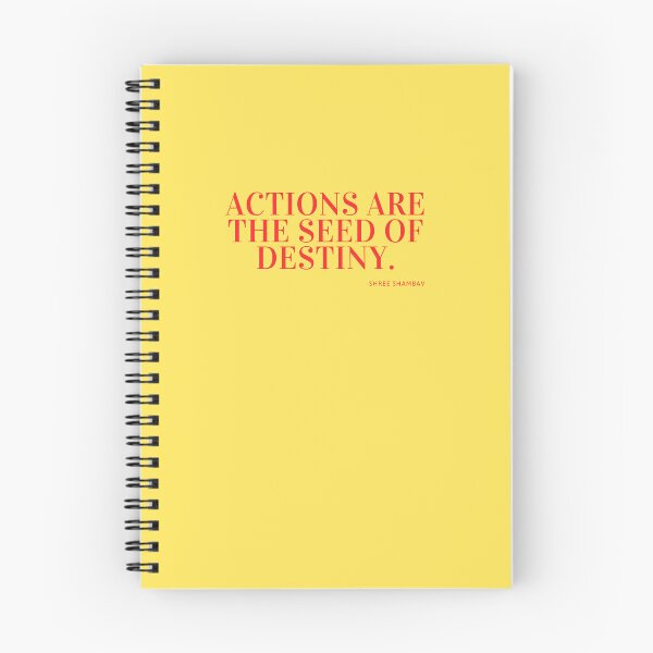 Item preview, 'Actions are the seed of destiny' - Shree Shambav designed and sold by Rechtop.