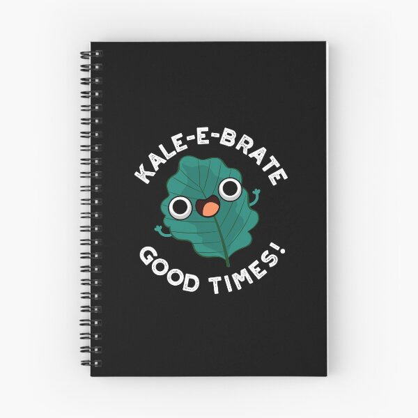 Item preview, Kale-e-brate Good Times Funny Kale Puns (Dark BG) designed and sold by punnybone.