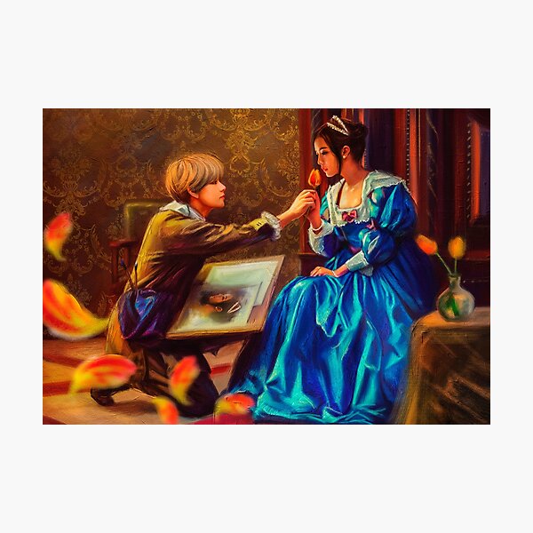 "Tulip Fever" Jisoo&Taehyung Photographic Print