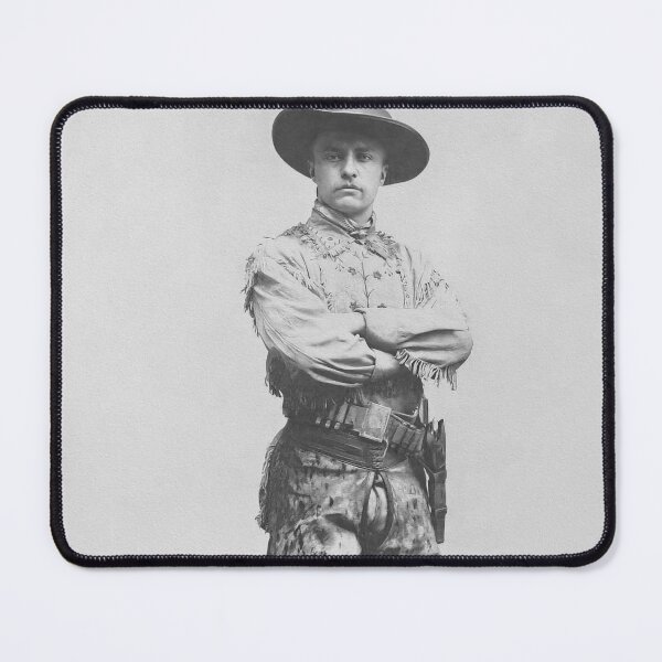 Item preview, Teddy Roosevelt, Cowboy, Black and White Vintage Art designed and sold by modernretro.
