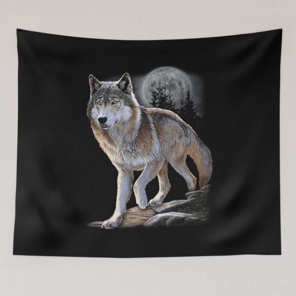Item preview, Wolf Hunting In The Night designed and sold by KA DESIGNS.