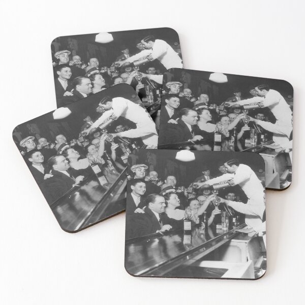Item preview, End of Prohibition, Black and White, Vintage, Bar Wall Art designed and sold by modernretro.