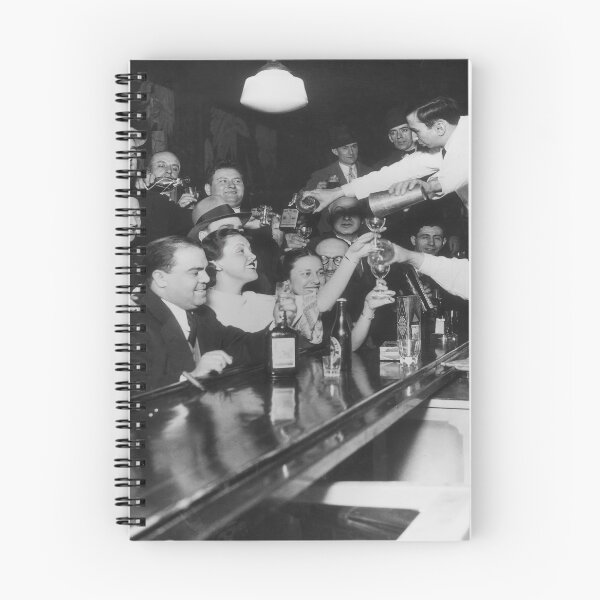 Item preview, End of Prohibition, Black and White, Vintage, Bar Wall Art designed and sold by modernretro.