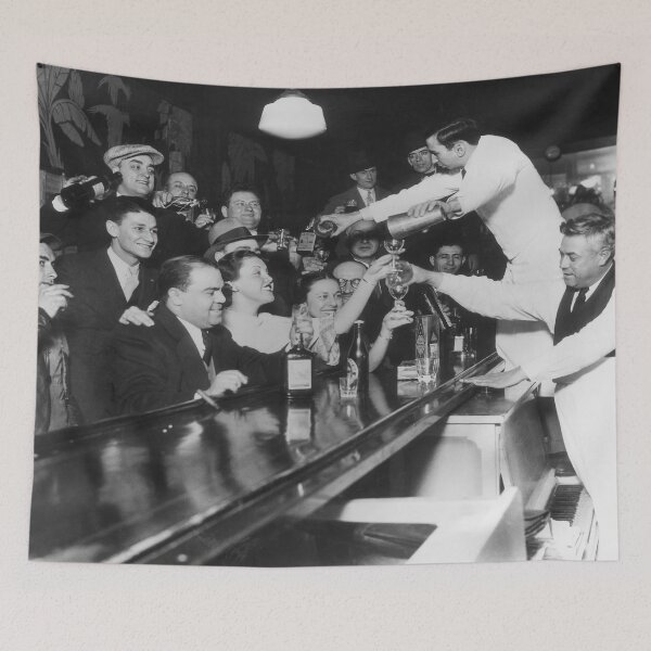 Item preview, End of Prohibition, Black and White, Vintage, Bar Wall Art designed and sold by modernretro.