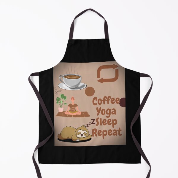 Item preview, Coffee yoga sleep repeat designed and sold by We Grow.