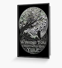 Yule Greetings Card Greeting Card