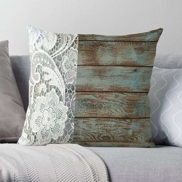 Rustic Landscape Throw Pillow by French 19th Century - Pixels