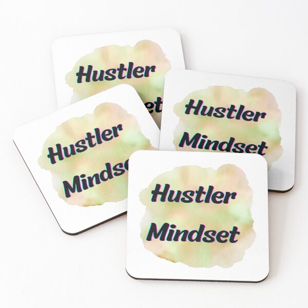 Item preview, Hustler Mindset with color blot  designed and sold by mebcreations.