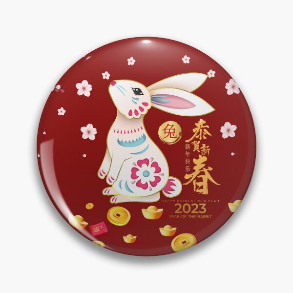 Item preview, Happy New Year 2023 Year Of The Rabbit designed and sold by taogiauco.
