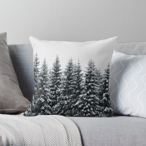 The White Bunch Throw Pillow