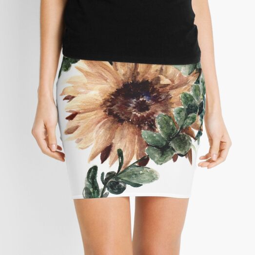 Sunflower Mini Skirt