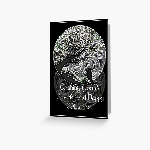 Midwinter Greetings Card Greeting Card