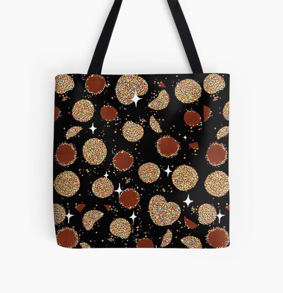 Choclate Freckles in Space All Over Print Tote Bag