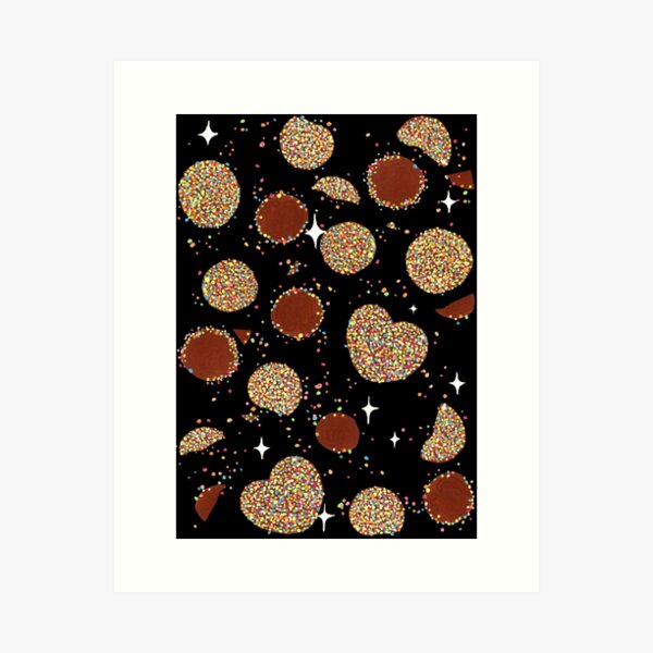 Choclate Freckles in Space Art Print