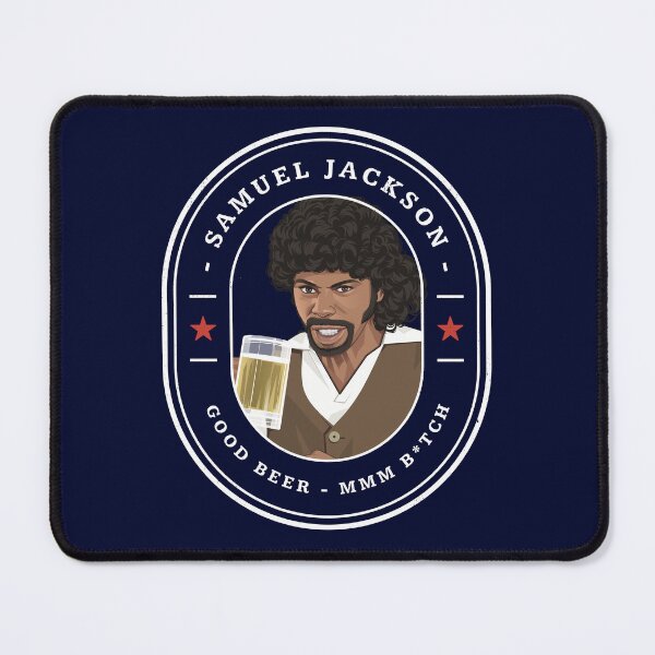 Item preview, Samuel Jackson - Good Beer MMM B*tch designed and sold by Primotees.