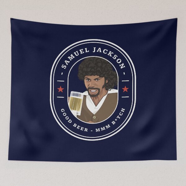 Item preview, Samuel Jackson - Good Beer MMM B*tch designed and sold by Primotees.
