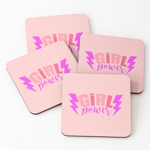 Item preview, Preppy Room Decor - Girl Power Quote With Lightning Thunder Bolt Art for Girls Preppy Room Decor designed and sold by Shop Your Aesthetic.