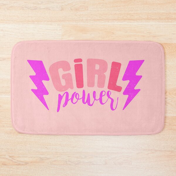 Item preview, Preppy Room Decor - Girl Power Quote With Lightning Thunder Bolt Art for Girls Preppy Room Decor designed and sold by Shop Your Aesthetic.