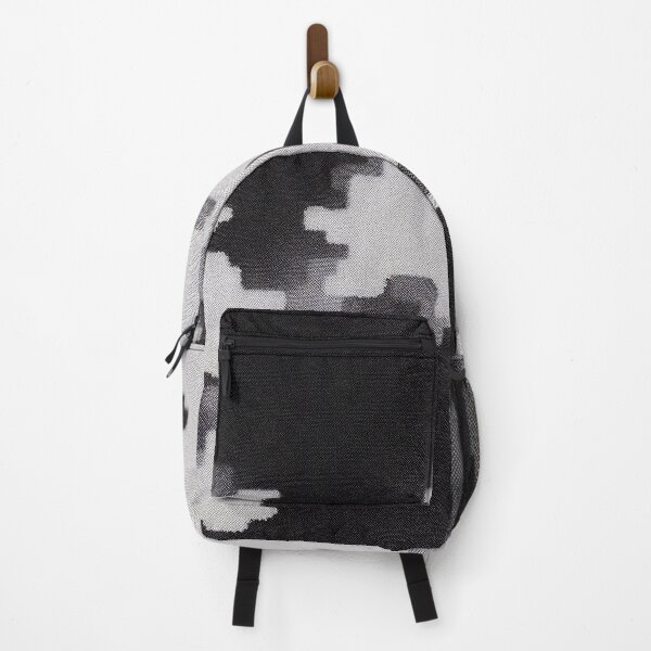 Item preview, Storm Clouds Abstract Distressed Paint Splash Pattern Black and White Glitch Texture designed and sold by speedrunner.