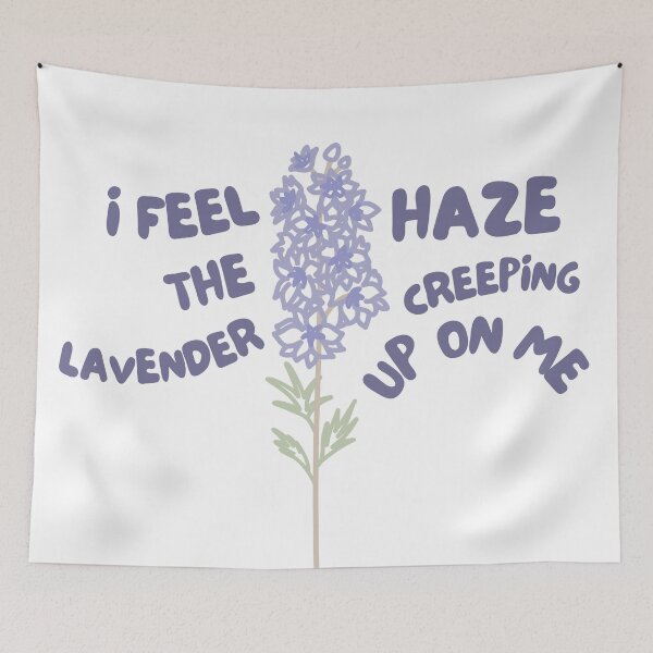 Item preview, i feel the lavender haze creeping up on me designed and sold by cottagecorococo.