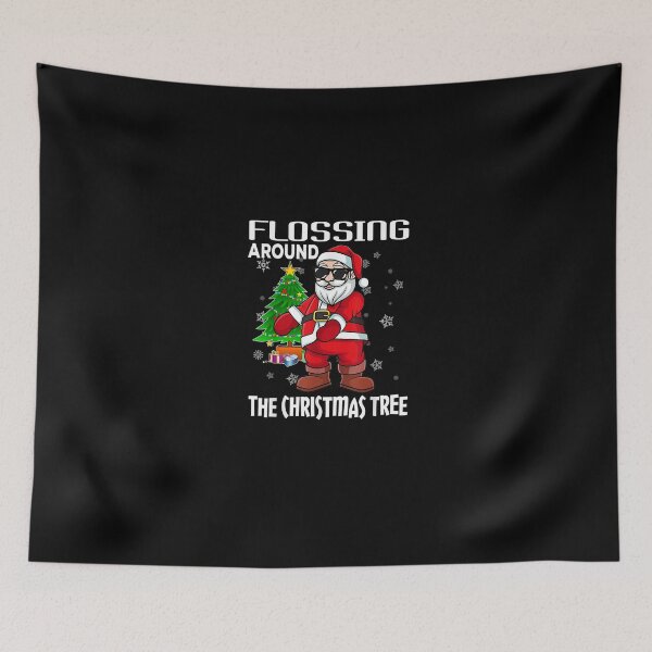 Artikelvorschau, Zahnseide um den Weihnachtsbaum - Floss like a boss Shirt T-Shirt entworfen und verkauft von BoehringerSonne.