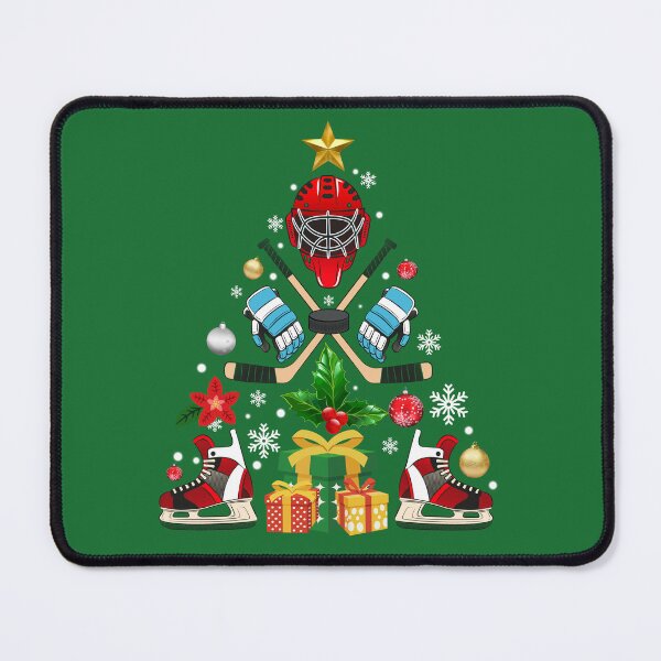 Item preview, Funny Christmas Tree Ice Hockey Players Xmas Dads Boys Men designed and sold by MichalwSatterf.