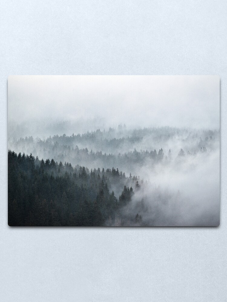 Alternate view of The Waves Metal Print