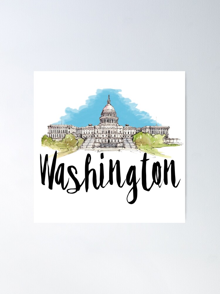 Alternate view of Washington Poster