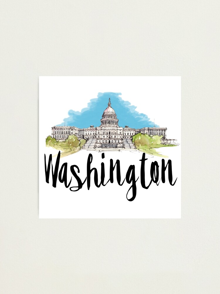 Alternate view of Washington Photographic Print