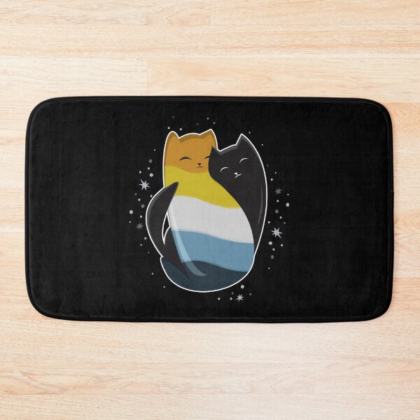 Item preview, Aroace Cat LGBT Asexual Aromantic Pride Flag designed and sold by Clara Hollins.